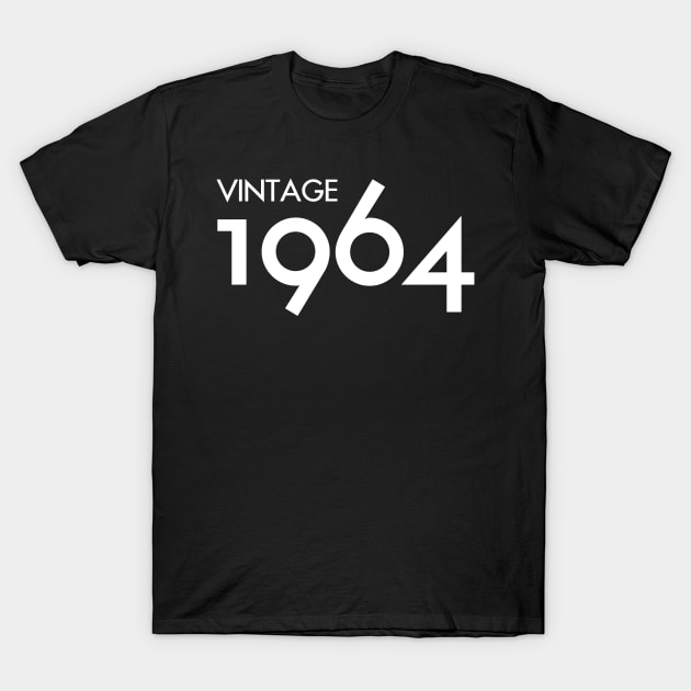 Vintage 1964 Gift 56th Birthday Party T-Shirt by Damsin